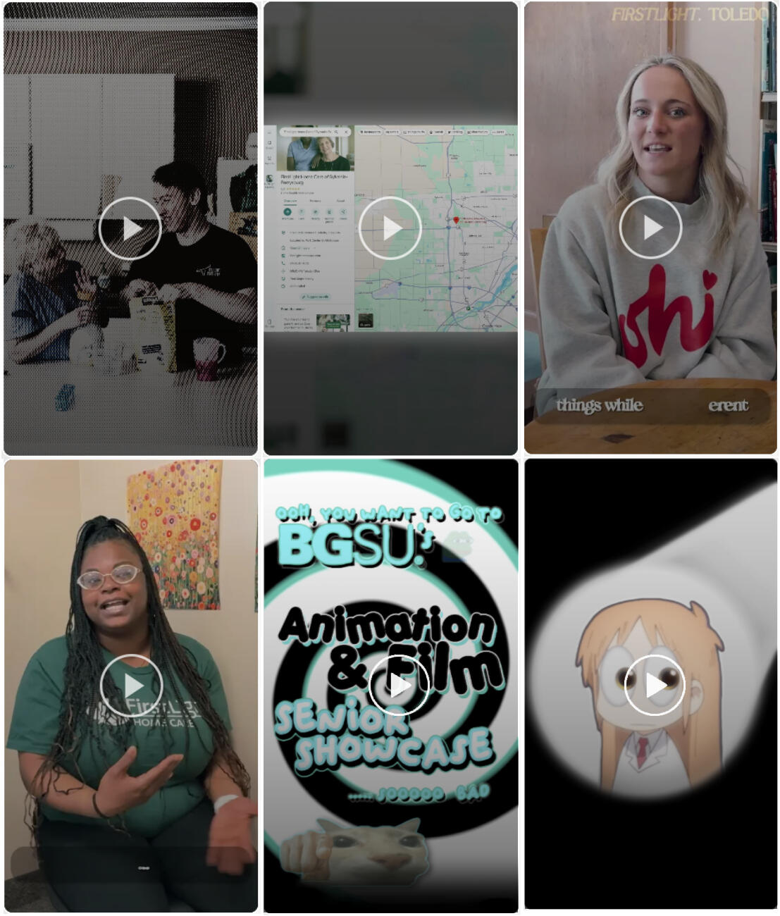 Long & Short-form Video Content for Formal and Informal Content Avenues.