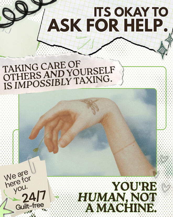 Overwhelmed Caregiver Post
